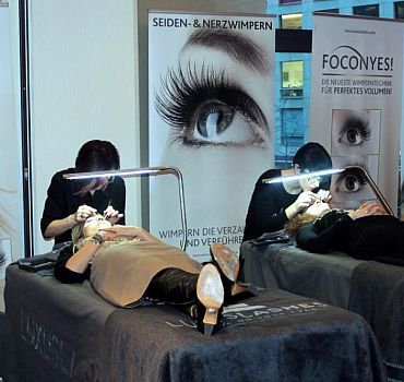 LUXUSLASHES®, Fashionweek, Wimpernverlängerung, Wimpern